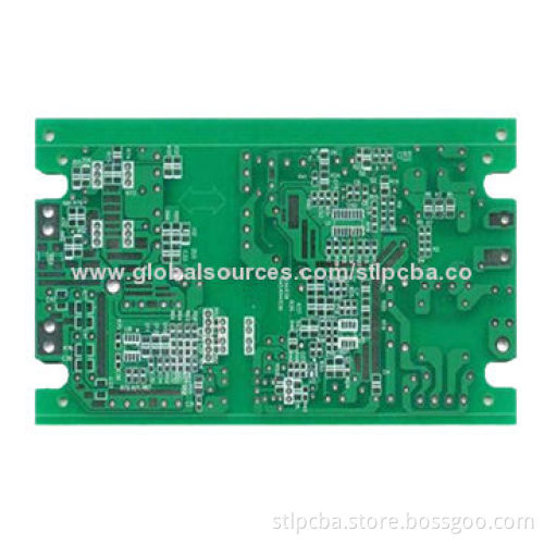 FR4 Thin PCB, 0.2mm Thickness, Green Soldermask and with Silkscreen Printing, Lead-free HASL